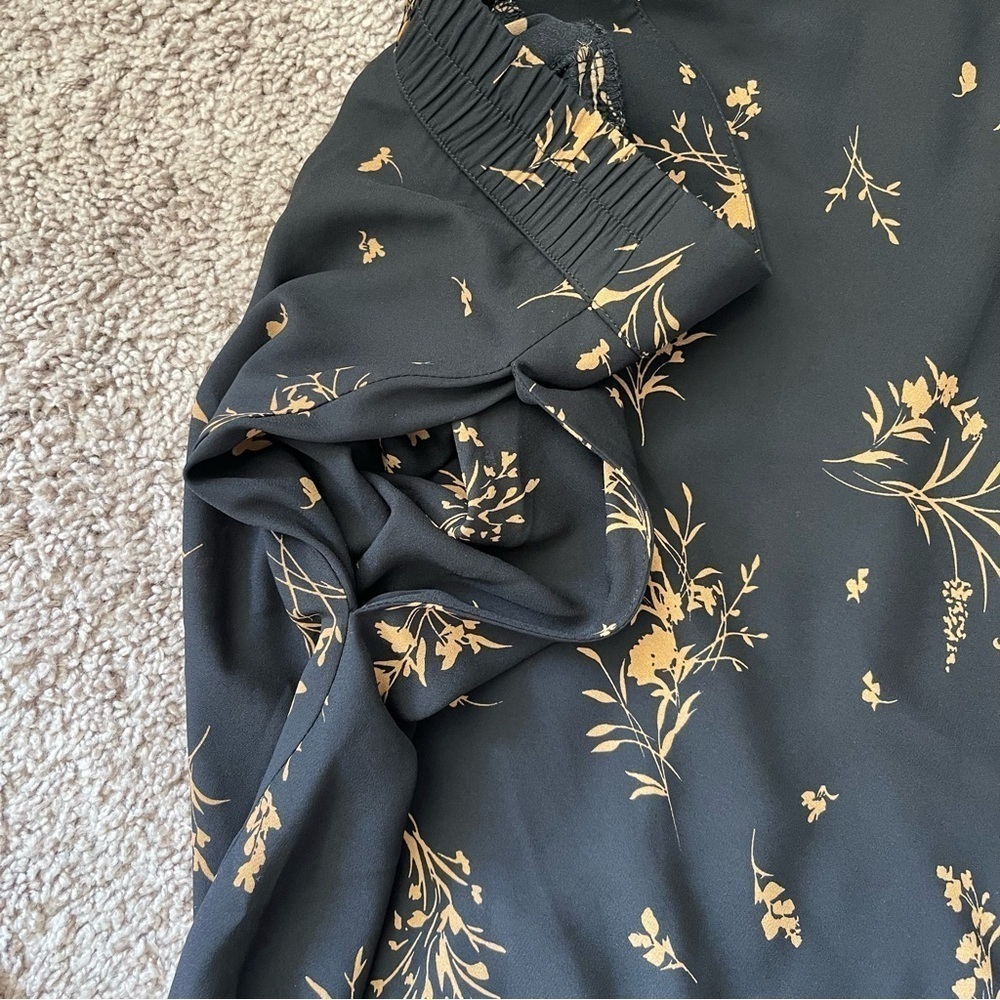 Black/Tan Sheer Halogen Skirt - Picture 4 of 6